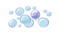 Floating Soap Bubbles Abstract Illustration, vector design Generative AI Royalty Free Stock Photo