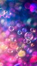 Floating Soap Bubbles in the Air, A Delicate Moment of Transience and Playfulness Royalty Free Stock Photo