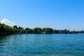 The floating stage in Bregenz on Lake Constance Austria Royalty Free Stock Photo