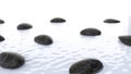 floating stones Royalty Free Stock Photo