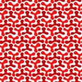 Abstract Blood Cells Seamless Pattern