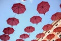 Floating Umbrellas Royalty Free Stock Photo