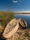 Floating Uros Islands Royalty Free Stock Photo