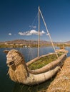 Floating Uros Islands Royalty Free Stock Photo