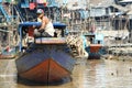 Floating village in Cambodia