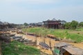 Floating village .Kompong Phluk on Lake Tonle Sa Royalty Free Stock Photo