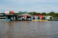 Floating Village. Tonle Sap Lake. Cambodia. Royalty Free Stock Photo