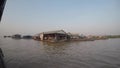 Floating villages on Tonle Sap River
