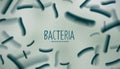 Floating virus or bacteria infection background design