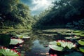 Floating Waterlilies of Liliquid Lagoon