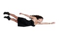 Floating woman Royalty Free Stock Photo
