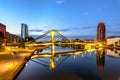 Floberbrucke Bridge River Main Frankfurt