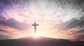 The Cross symbol of christian and Jesus Christ Royalty Free Stock Photo