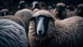 Flock of Staring Sheep