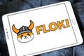 floki Cryptocurrency logo Royalty Free Stock Photo