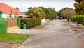 Flood in Bushmans River in South Africa