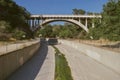 Flood control channel, Los Angeles County