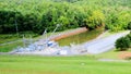 Flood control Chatuge dam Royalty Free Stock Photo