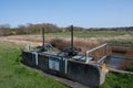 Flood control sluice used for water management near coast