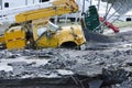 Flood Damage Berlin Vermont : Hurricane Irene Royalty Free Stock Photo