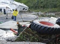 Flood Damage Berlin Vermont : Hurricane Irene Royalty Free Stock Photo