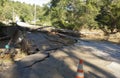 Flood Damage Northfield Vermont : Hurricane Irene Royalty Free Stock Photo