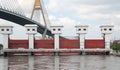 Flood gates at Chao Praya River in Bangkok