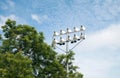 Flood Light Tower Royalty Free Stock Photo