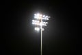 Sports Field Lights in the dark of the night