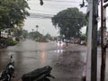 Flood During Rain Season In Bekasi West Java Indonesia