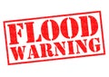 FLOOD WARNING Royalty Free Stock Photo