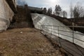 Flood water discharge at Narvskaya HPP