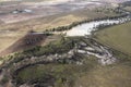 Flood waters from the Condamine river