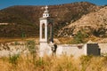 Flooded abandoned church of st Nicolas at Alassa area in Cyprus