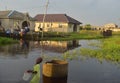 Flooded area of iba lagos Nigeria 2016