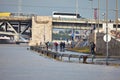 Flooded Budapest Street Royalty Free Stock Photo