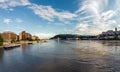 Flooded city of hungary