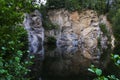 Flooded granite Quarry, Rychlebske Mountains, Northern Moravia, Czech Republic