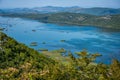 Flooded field, Swamp in nature. Hutovo Blato, bird reserve and nature park, Bosnia and Herzegovina. Royalty Free Stock Photo