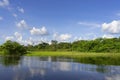 Abacaxis river, an Amazon tributary, Amazonas state, Brazil Royalty Free Stock Photo