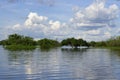 Abacaxis river, an Amazon tributary, Amazonas state, Brazil Royalty Free Stock Photo