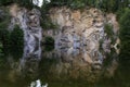 Flooded granite Quarry, Rychlebske Mountains, Northern Moravia, Czech Republic