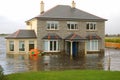 Flooded House Royalty Free Stock Photo