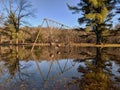 Flooded Park in Winter