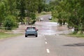 Flooded Road Royalty Free Stock Photo