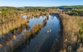 Flooded road