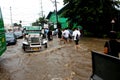 Flooded Street Royalty Free Stock Photo