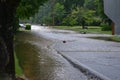 Flooded Street Royalty Free Stock Photo