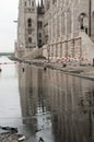 Flooded Street, Budapest Royalty Free Stock Photo