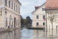 Flooded street